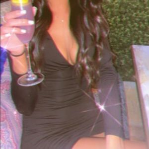 SHEIN black dress - worn once for my birthday!